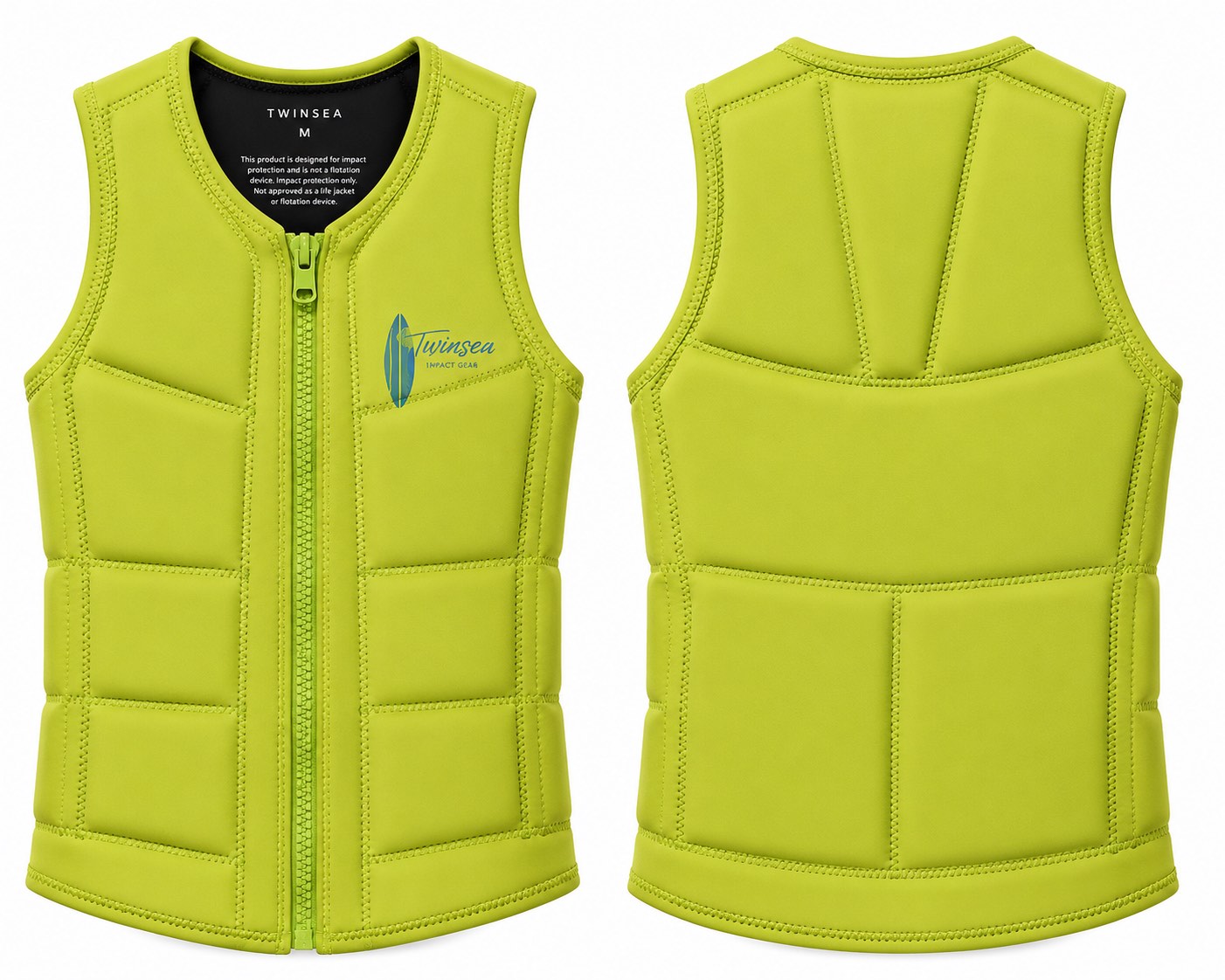 Twinsea Men's Impact Vest — Lime Rush — Twinsea